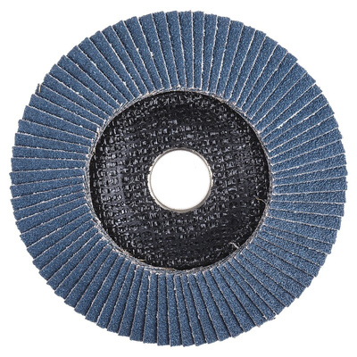 RS PRO Zirconium Dioxide Flap Disc, 125mm, P60 Grit, 5 in pack