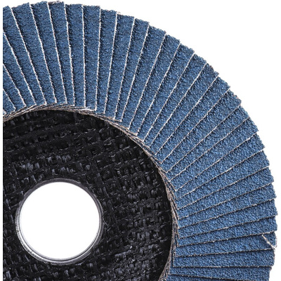 RS PRO Zirconium Dioxide Flap Disc, 125mm, P80 Grit