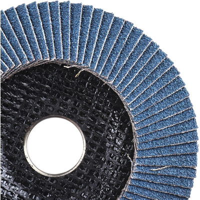 RS PRO Zirconium Dioxide Flap Disc, 115mm, P60 Grit