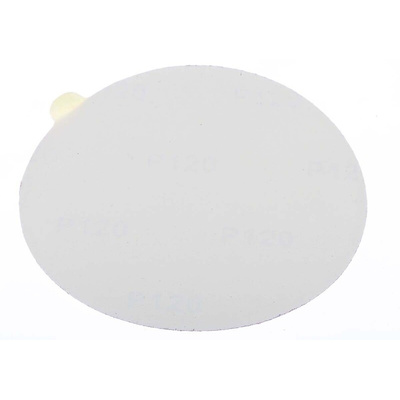 RS PRO Aluminium Oxide Sanding Disc, 150mm, P120 Grit, 100 in pack