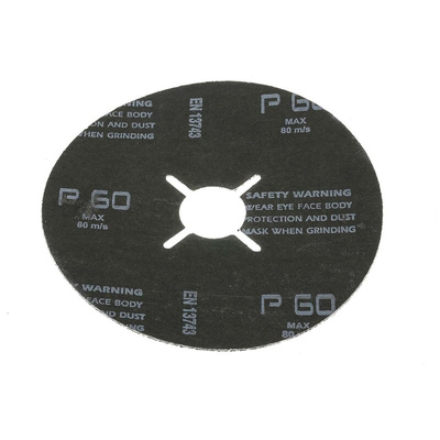 RS PRO Aluminium Oxide Grinding Disc, 115mm, P50 Grit, 25 in pack
