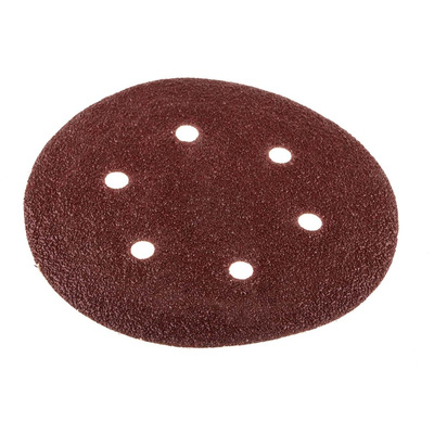 RS PRO Aluminium Oxide Sanding Disc, 150mm, P40 Grit, 25 in pack