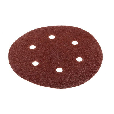 RS PRO Aluminium Oxide Sanding Disc, 150mm, P60 Grit, 25 in pack