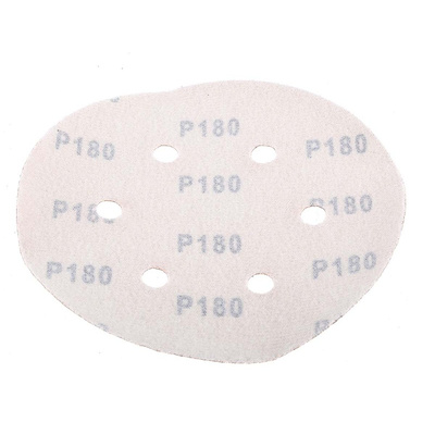 RS PRO Aluminium Oxide Sanding Disc, 150mm, P180 Grit, 25 in pack