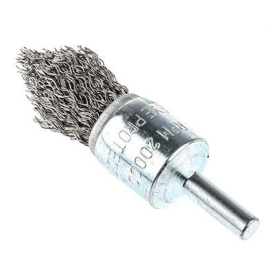 RS PRO Stainless Steel End Abrasive Brush, 19mm Diameter
