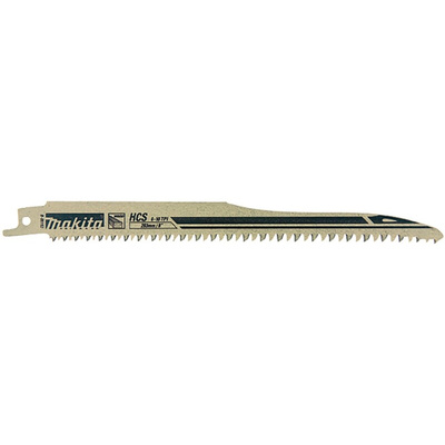 Makita, 6 → 10 Teeth Per Inch 203mm Cutting Length Reciprocating Saw Blade, Pack of 5
