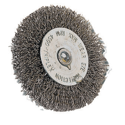 Tivoly Stainless Steel Circular Abrasive Brush, 70mm Diameter