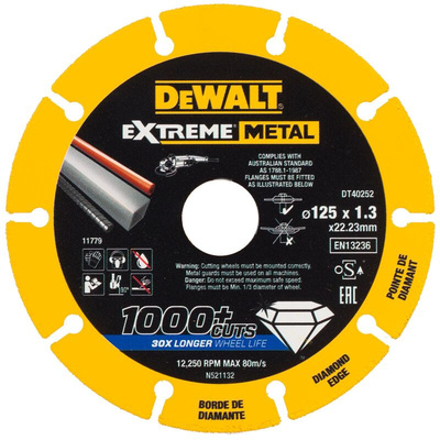 DeWALT Metal 125mm Cutting Length, Pack of 1