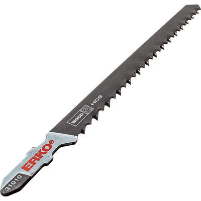 ERKO, 6 Teeth Per Inch Wood 120mm Cutting Length Jigsaw Blade, Pack of 5