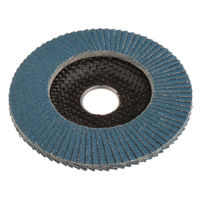 Norton Flap Disc Zirconium Oxide Flap Disc, 115mm, Medium Grade, P60 Grit, Vulcan