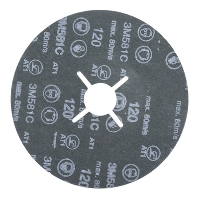 3M Silicon Carbide Sanding Disc, 125mm, Fine Grade, P120 Grit, 50 in pack