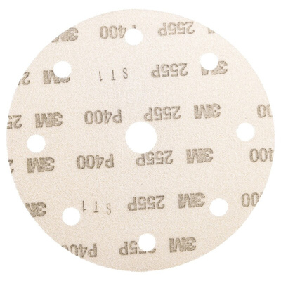 3M Aluminium Oxide Sanding Disc, 150mm, P400 Grit, Hookit, 100 in pack