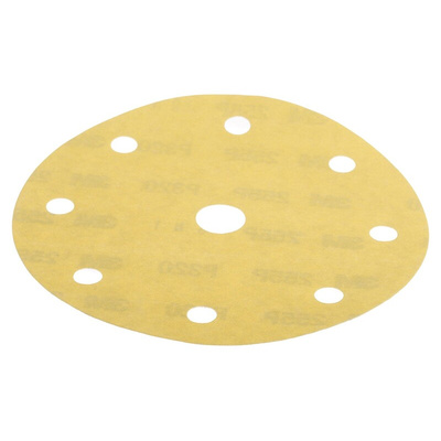 3M Aluminium Oxide Sanding Disc, 150mm, P320 Grit, Hookit, 100 in pack
