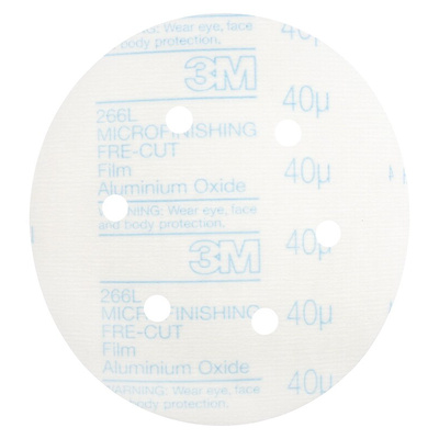 3M Aluminium Oxide Sanding Disc, 150mm, Coarse Grade, P360 Grit, Hookit, 25 in pack