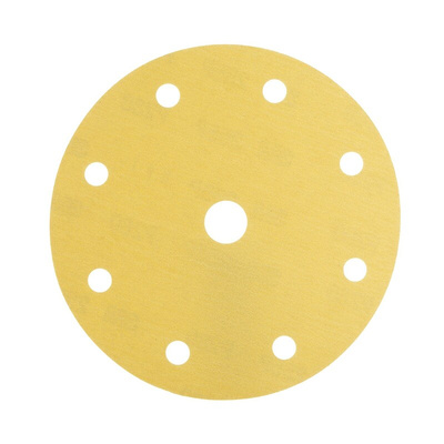 3M Aluminium Oxide Sanding Disc, 150mm, Very Fine Grade, P280 Grit, Hookit, 100 in pack