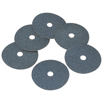 Norton Fibre Disc Zirconium Sanding Disc, 115mm, Extra Coarse Grade, P360 Grit, Norzon, 25 in pack