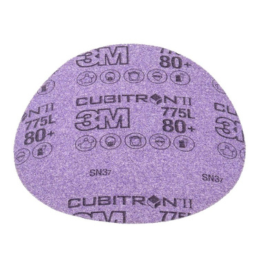 3M Cubitron™ II Ceramic Sanding Disc, 150mm, Medium Grade, P80 Grit, 775L, 50 in pack