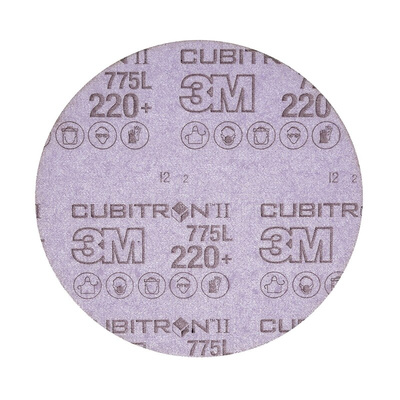 3M Cubitron™ II Ceramic Sanding Disc, 150mm, P220 Grit, 775L, 50 in pack