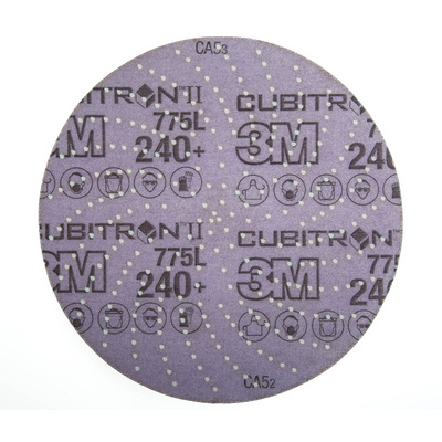 3M Cubitron II Ceramic Sanding Disc, 150mm, 240+ Grade, P240 Grit, 775L, 50 in pack