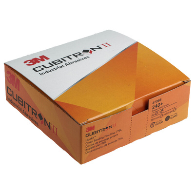 3M Cubitron II Ceramic Sanding Disc, 150mm, 240+ Grade, P240 Grit, 775L, 50 in pack