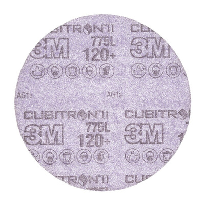 3M Cubitron™ II Ceramic Sanding Disc, 150mm, P320 Grit, 775L, 50 in pack