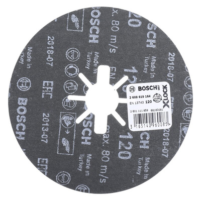 Bosch X-Lock Zirconia Sanding Disc, 125mm, Coarse Grade, P120 Grit, R574, 50 in pack