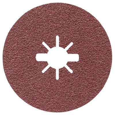Bosch X-Lock Aluminium Oxide Sanding Disc, 125mm, P24 Grit, R444, 50 in pack