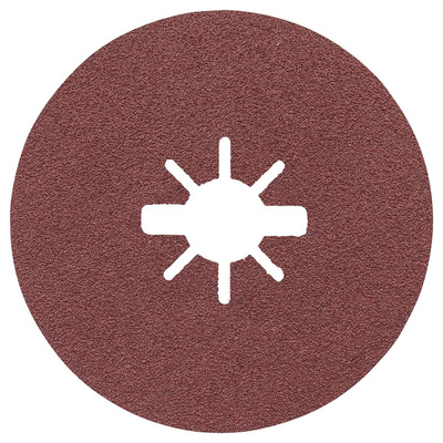 Bosch X-Lock Aluminium Oxide Sanding Disc, 125mm, P80 Grit, R444, 50 in pack