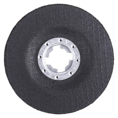 Bosch X-Lock Aluminium Oxide Grinding Disc, 115mm x 6mm Thick, P120 Grit, 10 in pack