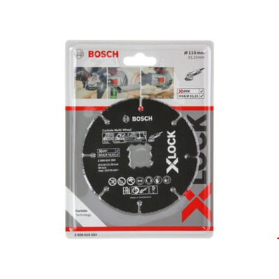 Bosch X-Lock Carbide Cutting Disc, 115mm, 1 in pack