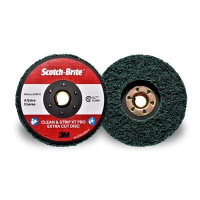 3M Aluminium Oxide Sanding Disc, 125mm, Extra Coarse Grade, 10 in pack