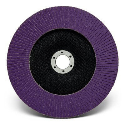 3M Zirconia Aluminium Flap Disc, 115mm, Fine Grade, P120 Grit, 769F
