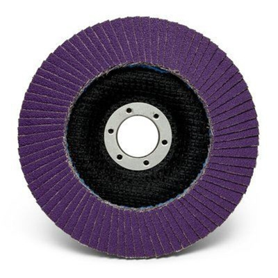 3M Zirconia Aluminium Flap Disc, 115mm, Fine Grade, P80 Grit, 769F