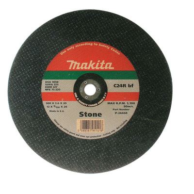 Makita Aluminium Oxide Cutting Disc, 300mm x 3mm Thick, Coarse Grade, P80 Grit, 1 in pack