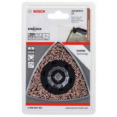 Bosch Carbide Sanding Disc, 90mm, Coarse Grade, 20 Grit, 2 608 664 351