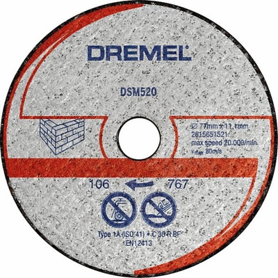 Dremel DSM520, 77mm x 5mm Thick, 2615S520JB