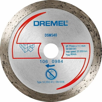Dremel DSM540 Cutting Disc, 77mm x 2mm Thick, DSM540