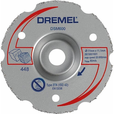 Dremel DSM600 Carbide Cutting Disc, 77mm x 1mm Thick, 2615S600JB