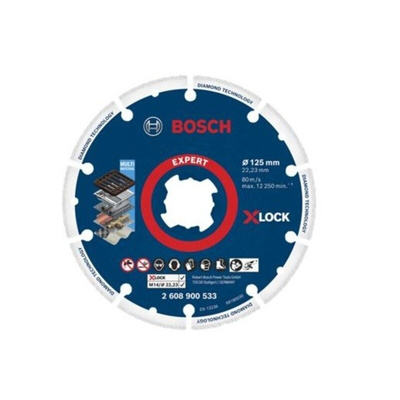 Bosch X-Lock Diamond Cutting Disc, 115mm x 3mm Thick, X-LOCK