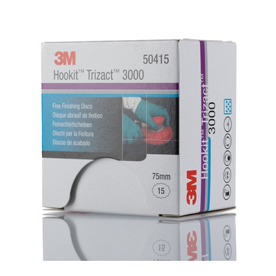 3M Trizact Silicon Carbide Sanding Disc, 75mm, P3000 Grit, 7000034391