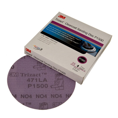 3M Trizact Silicon Carbide Flap Disc, 75mm, P1500 Grit, 7100041423, 100 in pack