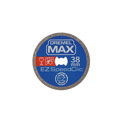 Dremel Aluminium Oxide Cutting Disc, 38.1mm x 0.58mm Thick, S545DM