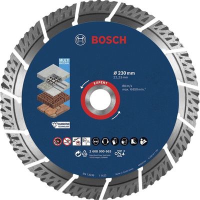 Bosch Diamond Cutting Disc, 230mm x 2.4mm Thick