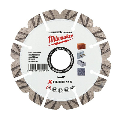 Milwaukee XHUDD Cutting Disc, 125mm x 2.6mm Thick, 1 in pack