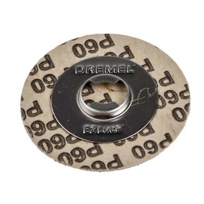 Dremel Sanding Disc, 30mm, Coarse Grade, P60 Grit, 6 in pack