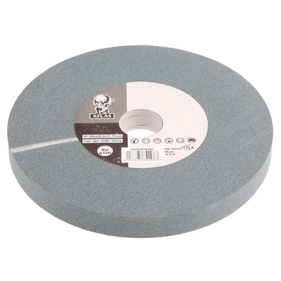 Norton ATLAS Silicon Carbide Grinding Wheel, 200mm Diameter, P120 Grit