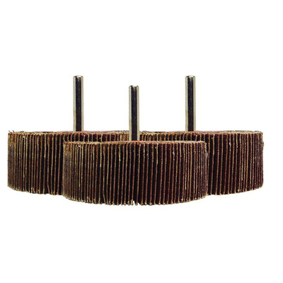 RS PRO Aluminium Oxide Flap Wheel, 80mm Diameter, P40, P80, P120 Grit