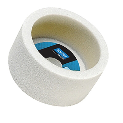 Norton VITRIUM 3 Straight Cup Aluminium Oxide Grinding Wheel, 125mm Diameter, P60 Grit