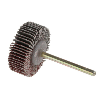 Dremel 502 Aluminium Oxide Flap Wheel, 28.6mm Diameter, P80 Grit, Coarse/Fine
