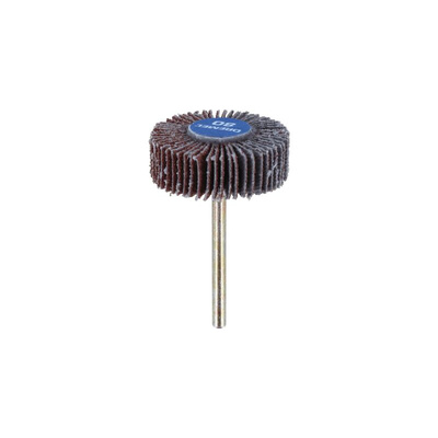 Dremel 502 Aluminium Oxide Flap Wheel, 28.6mm Diameter, P80 Grit, Coarse/Fine